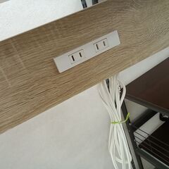 リユースのサカイ栃木店★ジモティ割あり★  レンジ台 ベージュ W58.5×D42×H153 クリーニング済み TC11898の画像