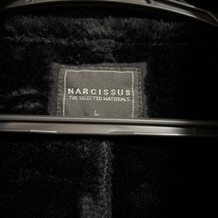 黒ハーフコートの画像