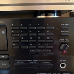 【決まりました】SONY  CDプレーヤー　CDP-611♬の画像