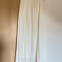 ロングスカート　白　夏用の画像