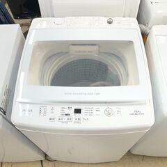 【リサイクルショップどりーむ荒田店】No.5144 洗濯機 AQUA/アクア AQW-H7M(W) 2022年製 7.0kgの画像