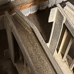 アルミブリッジ　アルミラダー　ハシゴ　ラダー　2本セット　トラクター　コンバイン　田植え機　除雪機　重機　積み込み　約2.８Mの画像