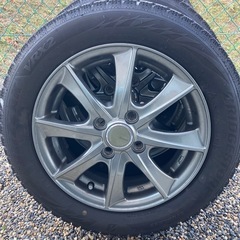 ブリヂストン　ブリザック　タイヤ・ホイールセット　2022年製造　155/65/R14の画像