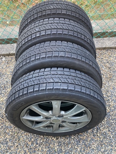 ブリヂストン　ブリザック　タイヤ・ホイールセット　2022年製造　155/65/R14