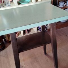 レトロ サイドテーブル 花台 飾り台 昭和レトロ /HJ-0586 2Fの画像