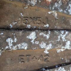 165/50R15、タイヤ付きホイールの画像