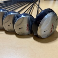 左利き用 Wilson AVIATOR ゴルフクラブ 14本+ キャディバッグの画像