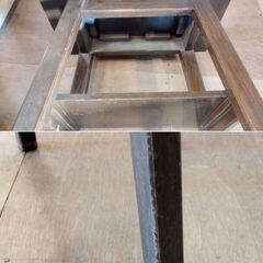 レトロ サイドテーブル 花台 飾り台 昭和レトロ /HJ-0586 2Fの画像