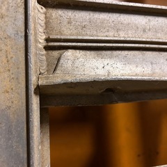 アルミブリッジ　アルミラダー　ハシゴ　ラダー　2本セット　トラクター　コンバイン　田植え機　除雪機　重機　積み込み　約2.８Mの画像