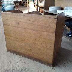 ヴィンテージ 木製ブックスタンド 引き出し付き 本立て レトロ　/TJ-2692 2Fの画像