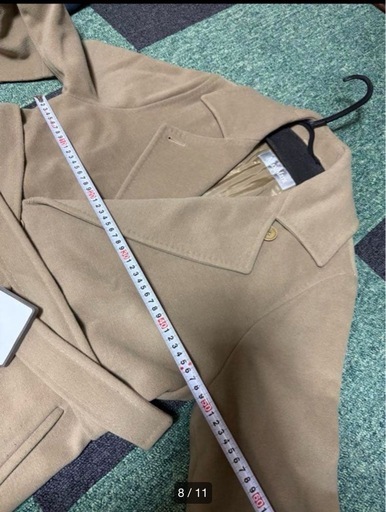 「今週購入の場合20%OFF可能！」MaxMara ブラウン ダブルブレストコート　ラナウール90 カシミ