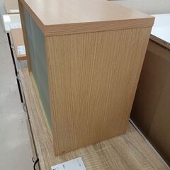 リユースのサカイ栃木店★ジモティ割あり★ コメリ 食器棚 ベージュ W60×D29.2×H45 クリーニング済み TC11901の画像