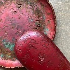 錦銅の急須台の画像