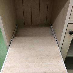 【ドリーム川西店御来店限定】☆ジモティー見たよ♪割引☆ ニトリ キャビネット  クリーニング済み 【2125560000041715】の画像