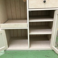 【ドリーム川西店御来店限定】☆ジモティー見たよ♪割引☆ ニトリ キャビネット  クリーニング済み 【2125560000041715】の画像