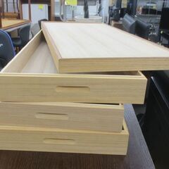 3段 着物 衣装ケース  桐たんす 幅90x奥行42x高さ28cm 衣装箱 札幌 北20条店の画像