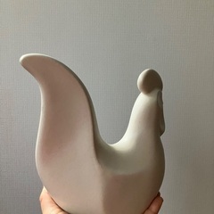鶏の置物　箱付き　の画像