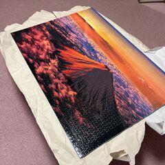赤富士　完成サイズ　横102㎝　縦73㎝　3000スモールピースの画像