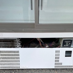 【動確済み】業務用 フクシマ リーチイン冷蔵ショーケース MSU-120GHWSR 488L 1200×450×1880 リーチインショーケース ビール瓶 薄型 大阪の画像