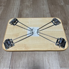 ニトリ　折りたたみミニテーブルナノモクメの画像