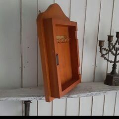 壁掛け　キーボックス　ウッドの画像