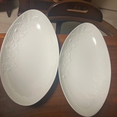 2セット4皿 GIVENCHYペア オーバルプレートの画像