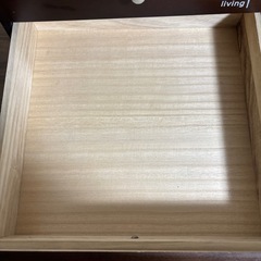 ミニチェスト3段　　ブラウンの画像