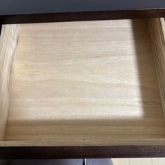 ミニチェスト3段　　ブラウンの画像