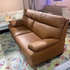 展示未使用品！　3P合皮ソファの画像