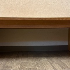 無印良品・ダイニングベンチ・オーク材の画像