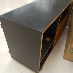 リユースのサカイ栃木店★ジモティ割あり★  AVキャビネット ブラック W120.5×D41.5×H62 クリーニング済み TC11903の画像