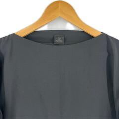 美品 Mimimemete ミミメメテ 無地 春夏 SS ブラウス ポリエステル ブラック レディース M【古着】【中古】の画像