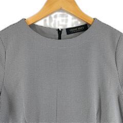 美品 closet story クローゼットストーリー チェック 秋冬 AW ワンピース ポリエステル グレー レディース【古着】【中古】の画像
