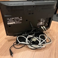 一人暮らし用テレビ　14V ケーブル・リモコン付の画像