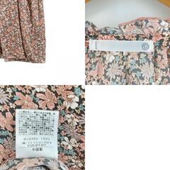 美品 It's demo イッツデモ 花柄・ボタニカル 春夏 SS ワンピース ポリエステル ピンク レディース【古着】【中古】の画像