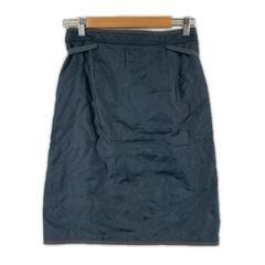 美品 ZUCCa ズッカ キルティング オールシーズン スカート ナイロン ネイビー レディース S 巻きスカート【古着】【中古】の画像