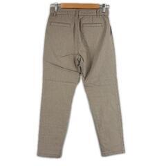 THE SHOP TK ザショップティーケー チェック 秋冬 AW スラックス レーヨン ベージュ メンズ L 裏起毛【古着】【中古】の画像