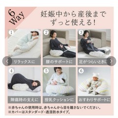 マタニティ抱き枕・授乳クッションの画像