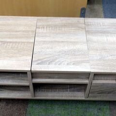 幅85㎝ ドレッサーテーブル 奥行40×高さ38㎝ ローテーブル 化粧台 鏡台 ドレッサーテーブル 収納 コンパクト 鏡付 ミラー 札幌 北20条店の画像