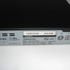 （★1台限り★ジモティー特典あり★HDD：500GB）パナソニック　ブルーレイレコーダー　２０１８年製　DMR-BRS530　1チューナー　　高く買取るゾウ八幡東店の画像
