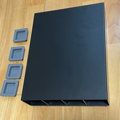 【定価3520円】tower マグネット 傘立て アンブレラホルダー  洗える ブラックの画像