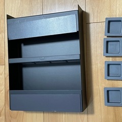 【定価3520円】tower マグネット 傘立て アンブレラホルダー  洗える ブラックの画像