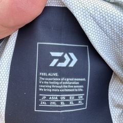 ダイワ　レインウェアー　上下セット　2XLの画像