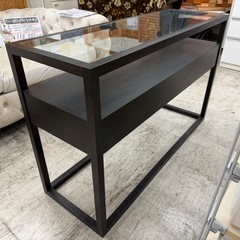 【愛品館 江戸川店 】ガラストップ コンソールテーブル  TIME＆STYLEの画像