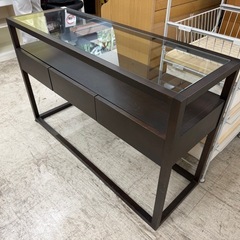 【愛品館 江戸川店 】ガラストップ コンソールテーブル  TIME＆STYLEの画像