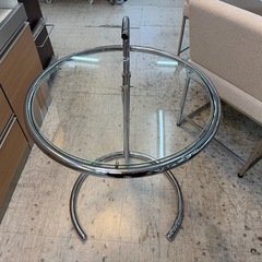 【愛品館 江戸川店 】昇降式 ガラスサイドテーブル EileenGray（アイリーングレイ）の画像