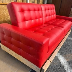 【愛品館 江戸川店 】3人掛け ソファベッド ニッセンの画像