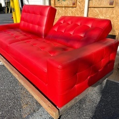 【愛品館 江戸川店 】3人掛け ソファベッド ニッセンの画像