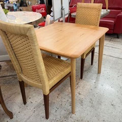 【愛品館 江戸川店 】ダイニングテーブル3点セット の画像