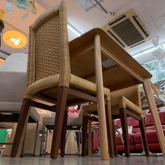 【愛品館 江戸川店 】ダイニングテーブル3点セット の画像